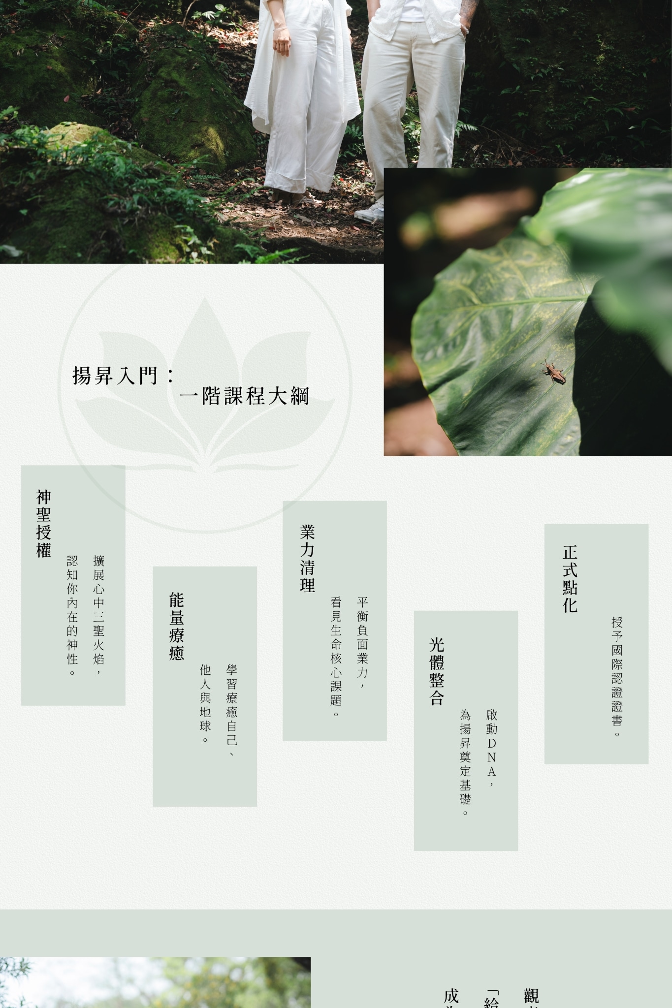 擴大療癒法 一階課程 內容圖 4